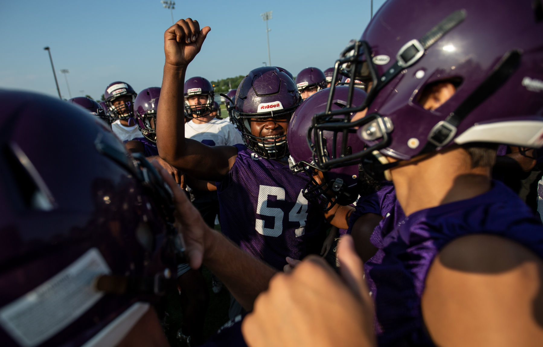 First day of football practice
